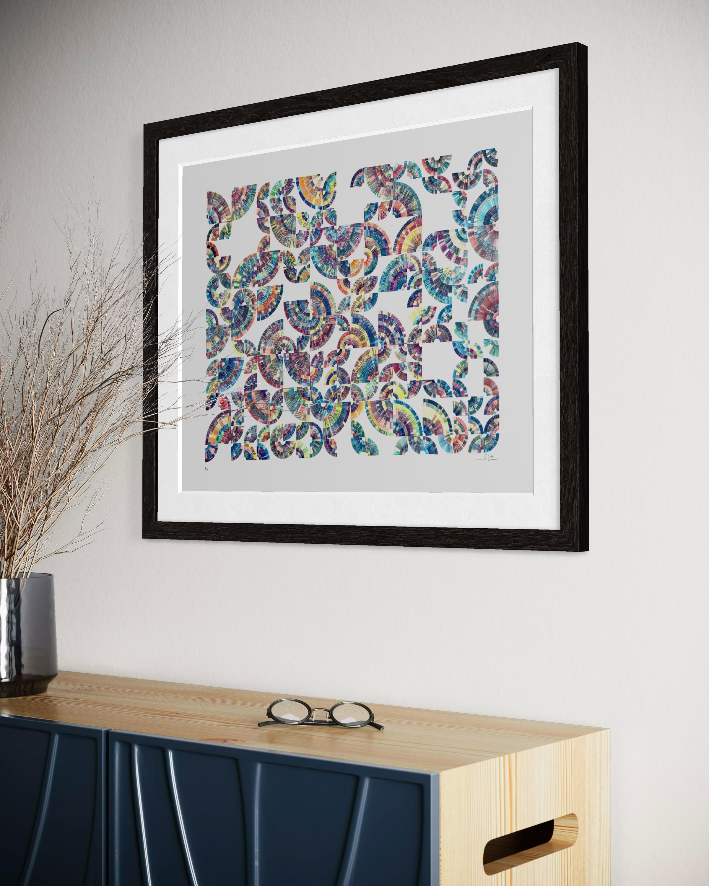 Pastel Radial Fan — view 4